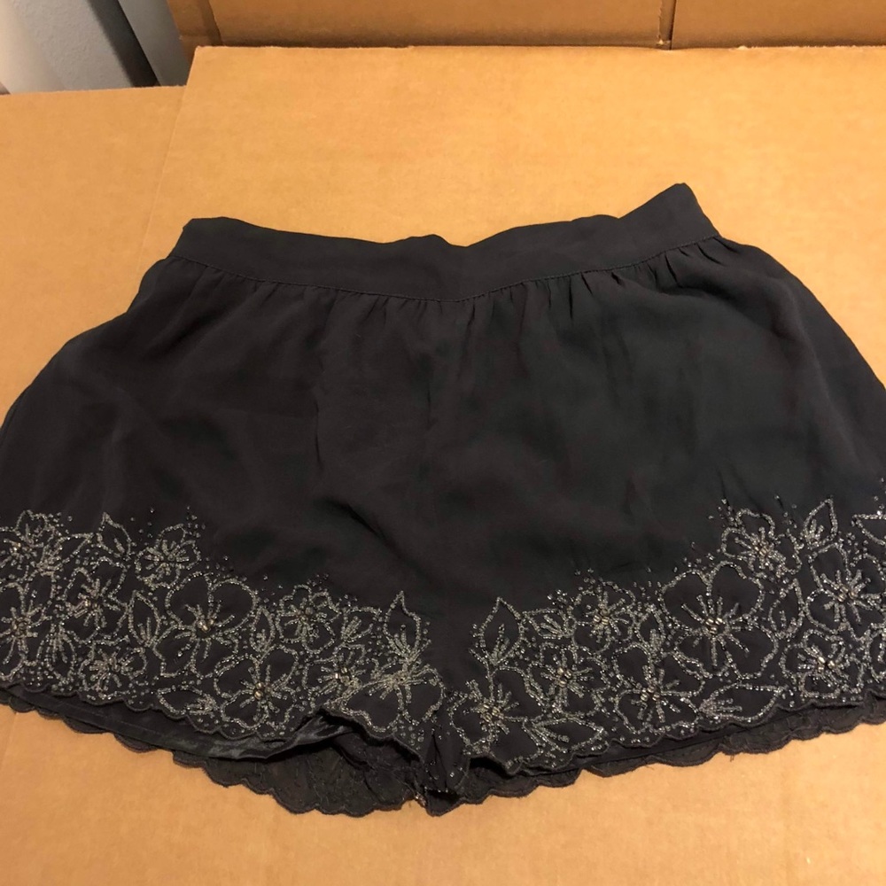 Beautiful grey kimchi blue beaded shorts
